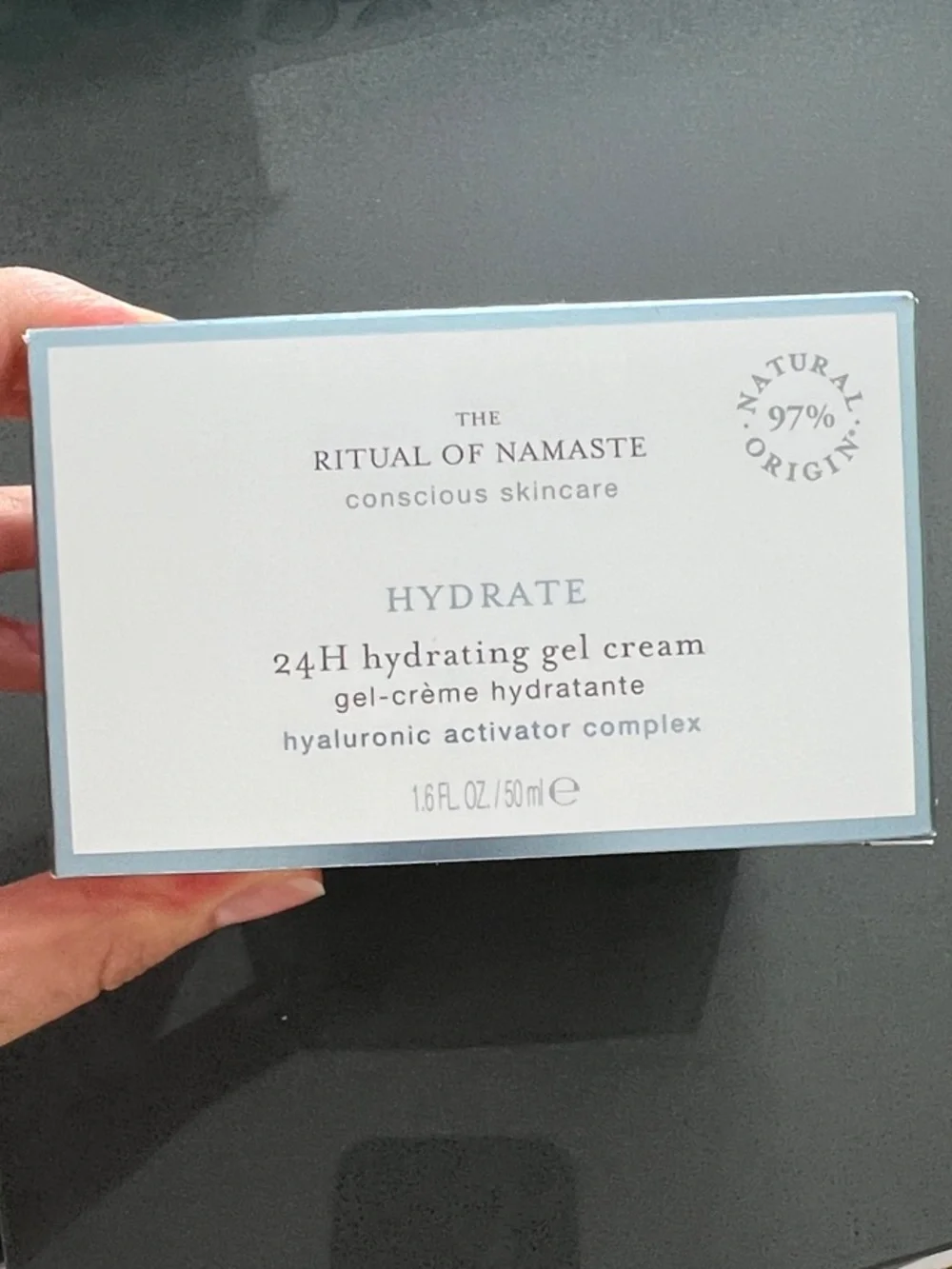 The Ritual of Namaste Hydrate 24H Hydrating Gel Cream - Light Blue
